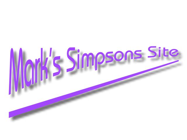 Mark's Simpsons Site